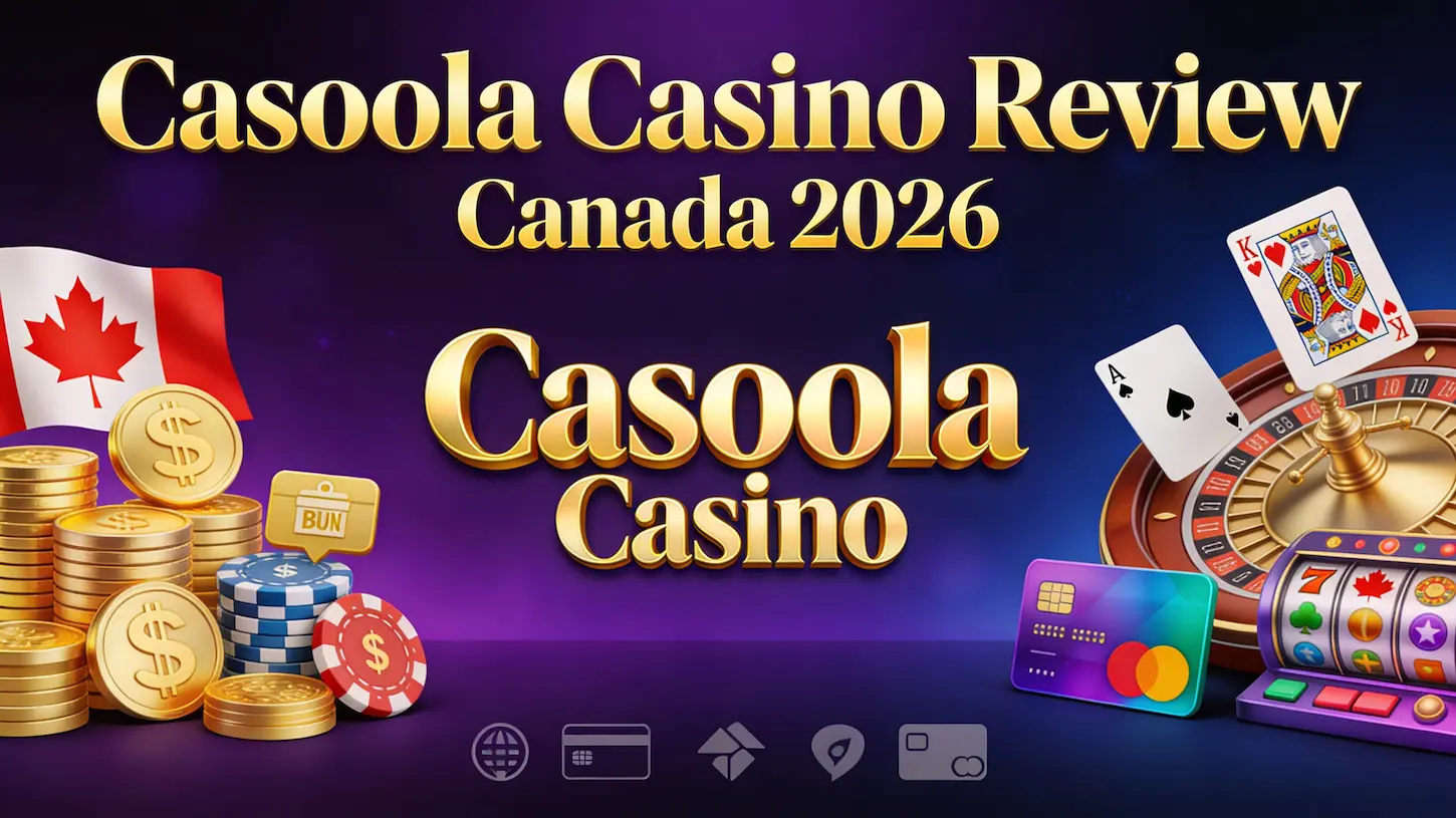 Casoola Casino Canada review 2026 – bonuses, games, and banking options illustrated with casino chips
