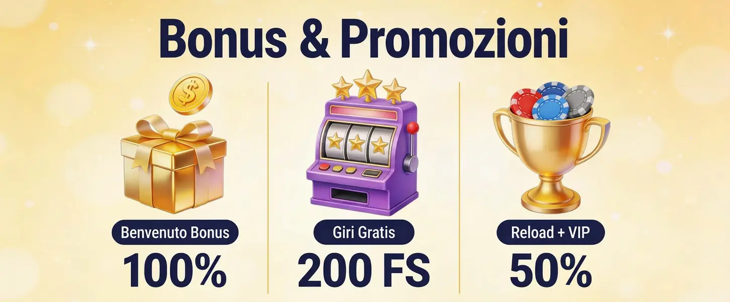 Bonus benvenuto Casoola: 100% fino a €500 + 200 FS