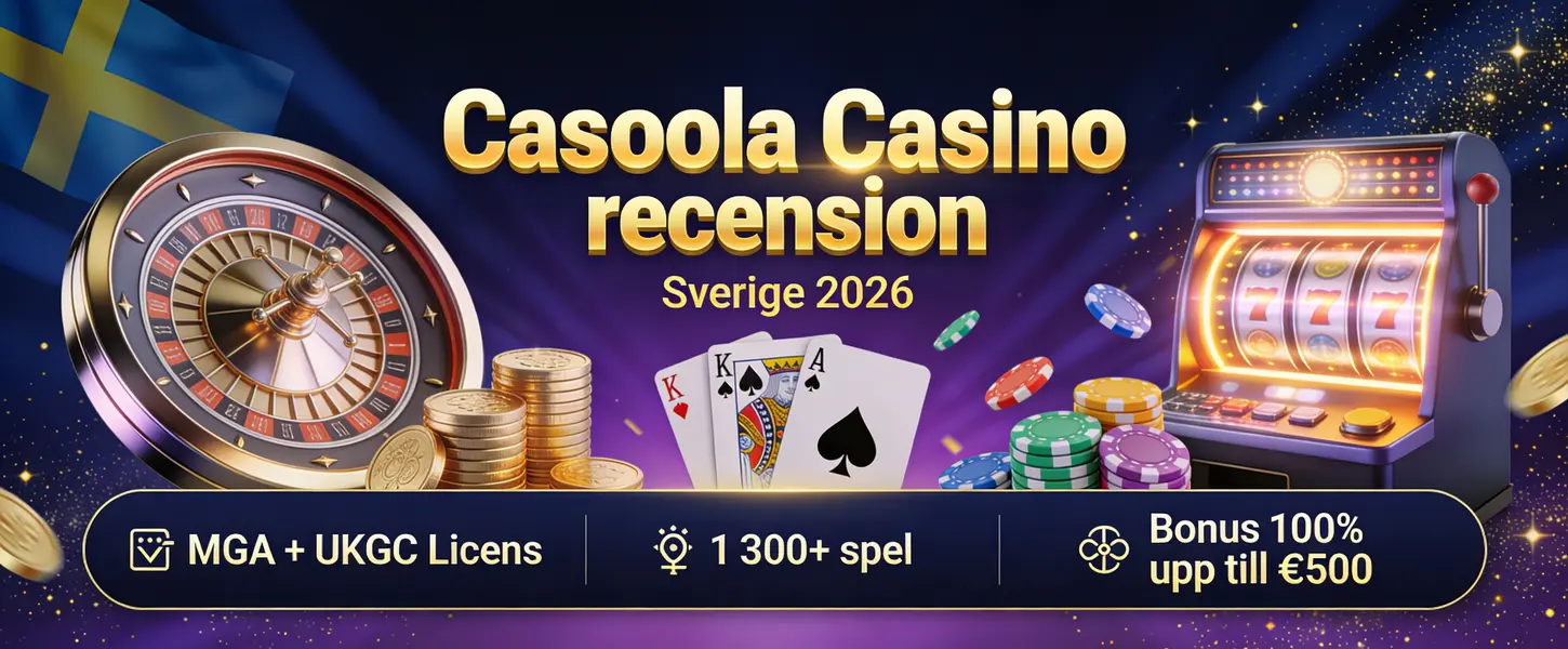 Casoola Casino recension Sverige 2026